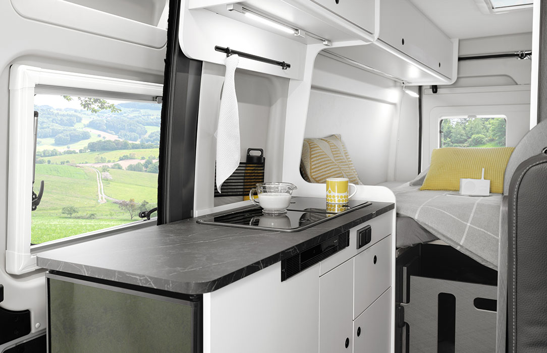 Wohnmobil Innen: Küche Wohnmobil Innen: Küche