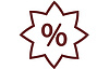 Rabatt Icon Aktionen